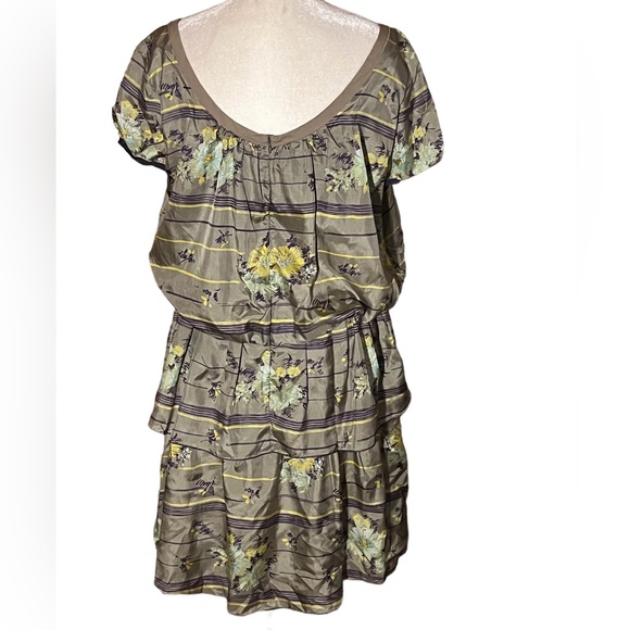 PHILOSOPHY DI ALBERTA FERRETTI SILK LAYERED FLORAL MIDI DRESS GREAT COND (6) - Picture 6 of 7